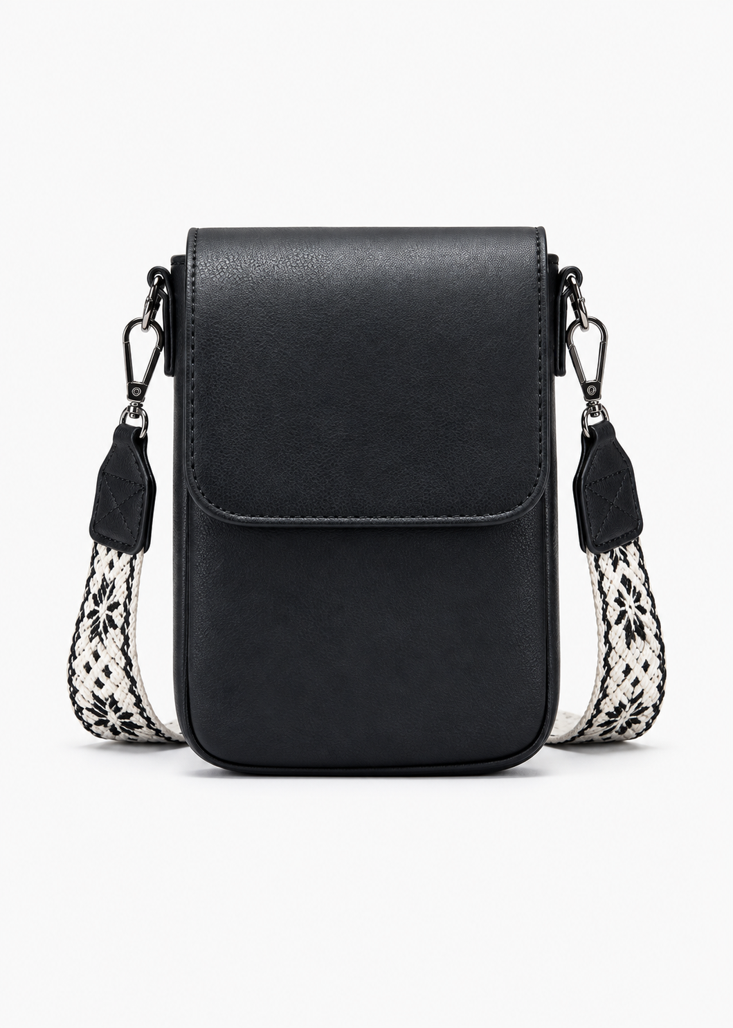 MUIIKOLA Women’s Z-black PU Leather Crossbody Phone Bag with RFID Card Slots and Adjustable Wide Strap (Copy)