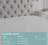 Extra Deep Quilted Waterproof Mattress Protector Fitted Bed Cover