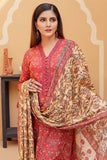 Munira Digital Embroidered Linen 3 Piece Suit MSL113