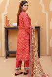 Munira Digital Embroidered Linen 3 Piece Suit MSL113