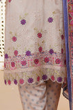 Munira Digital Embroidered Linen 3 Piece Suit MSL114