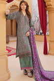 Munira Digital Embroidered Linen 3 Piece Suit MSL115