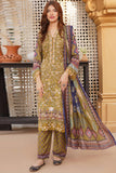 Munira Digital Embroidered Linen 3 Piece Suit MSL117