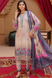 Munira Digital Embroidered Linen 3 Piece Suit MSL119