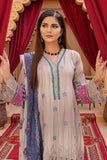 Munira Digital Embroidered Linen 3 Piece Suit MSL119