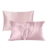 Satin Silk Pillow Case Pack of 2 | 50x75 cm
