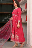 Rang-E-Noor Self Viscose 3 Piece Suit QSV-11