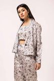 Gul Ahmed 2PC Unstitched Printed Silk Suit TS-42009