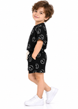 Kids Unisex Summer Shorts Set – Cotton T-Shirt & Shorts 2 Piece Outfit 1–8 Years