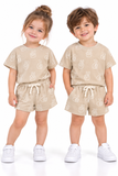 Kids Unisex Summer Shorts Set – Cotton T-Shirt & Shorts 2 Piece Outfit 1–8 Years