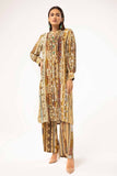 Gul Ahmed 2PC Unstitched Printed Linen Suit VT-42007