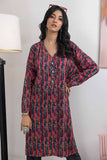 Gul Ahmed 1 Piece Printed Linen Shirt WNSS-32004