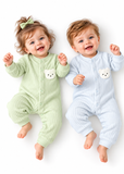 Baby Unisex Long Sleeve Cotton Bodysuits Pack of 2