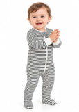 Baby Blue Jungle Print Footed Sleepsuits – Pack of 4