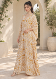 Snake Print Kaftan for Women – V Neck Batwing Sleeve Long Beach Cover Up