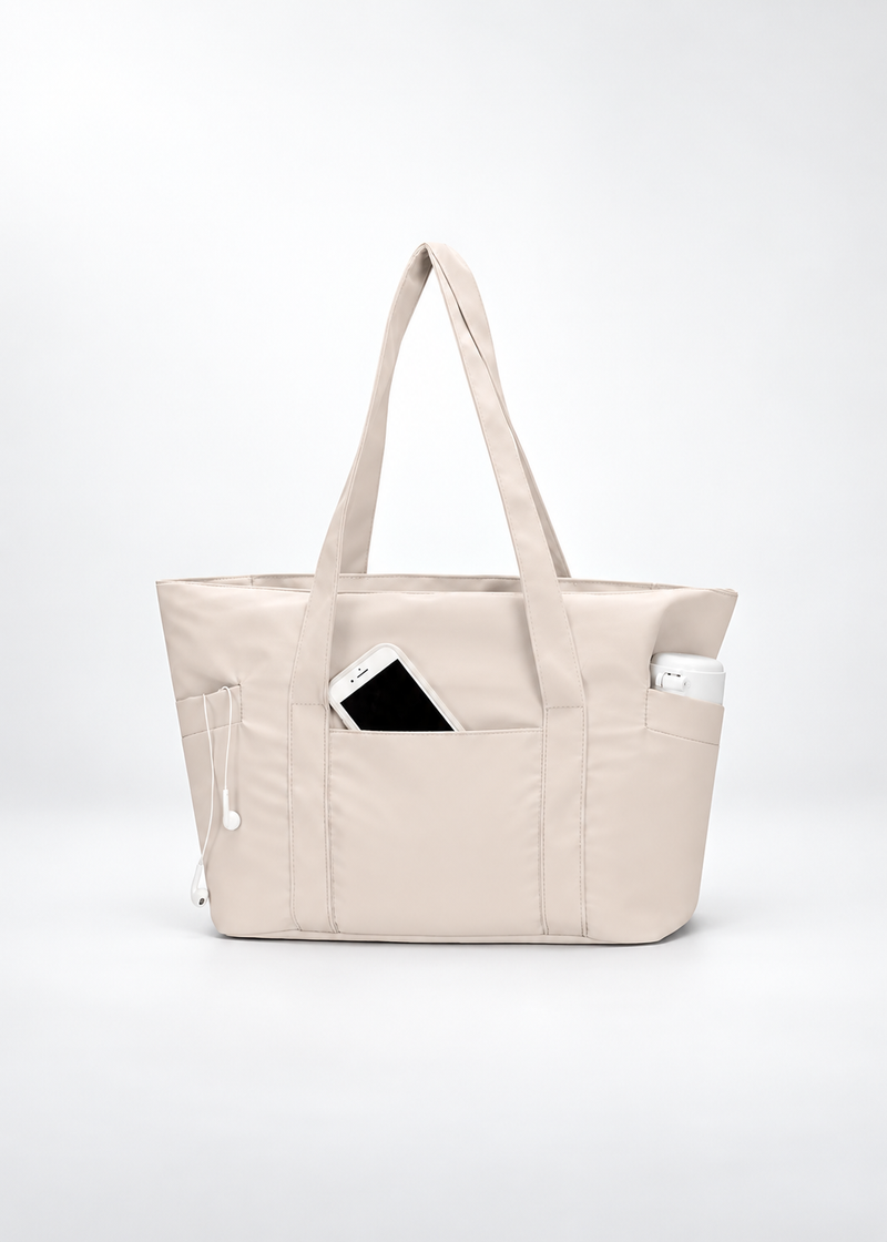 Women’s 24L Large Travel Tote Bag with Zip Closure