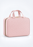 Women's Pink Hanging Toiletry Bag | Waterproof Travel Makeup Organiser with Hook & Multiple Compartments