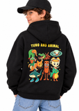 Kids Unisex Cartoon Animal Hoodie – Long Sleeve Casual Pullover