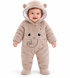 Baby Fleece Hooded Snowsuit for Boys and Girls
