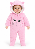 Baby Fleece Hooded Snowsuit for Boys and Girls