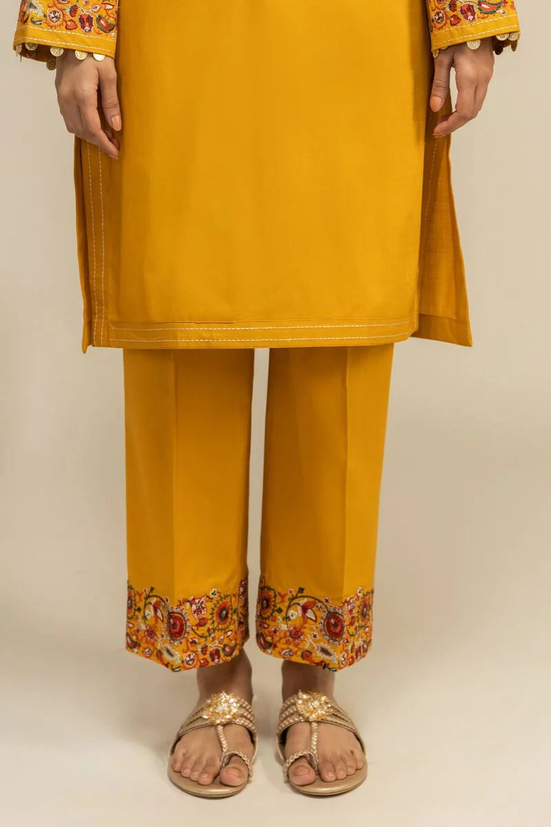 Khaadi Embroidered Cotton 3 Piece suit EET24294