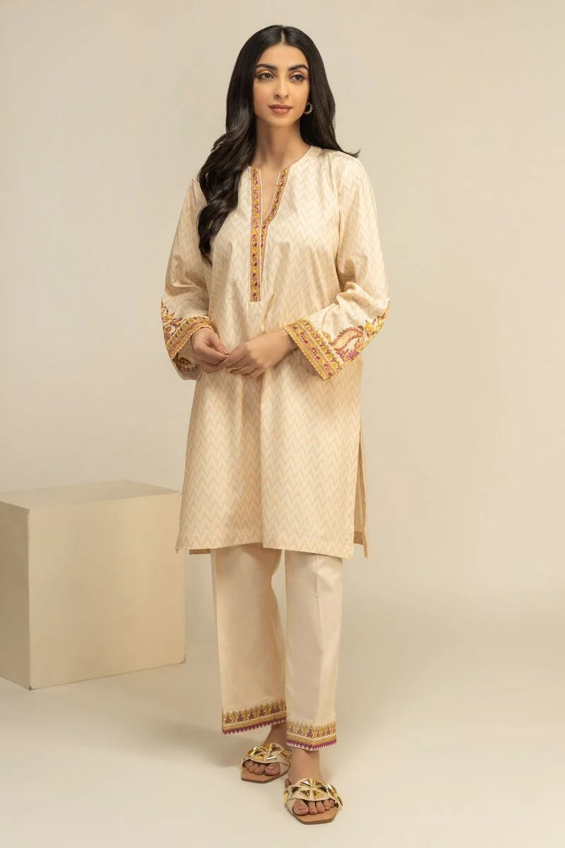 Khaadi Embroidered Cotton 2 Piece Suit EET24216