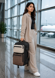 Dark Olive Green/Brown VANKEV 40x30x20 Ryanair Cabin Backpack – 24L