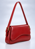 Crescent Shoulder Bag for Women | Vegan Leather Underarm Clutch with 2 Removable Straps | Lailas Clothing UK