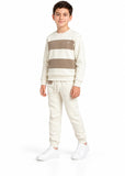 Boys Fleece Sweatshirt and Joggers Tracksuit Set