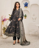 Munira Embroidered Dhanak 3 Piece Suit MSL123