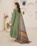 Munira Embroidered Dhanak 3 Piece Suit MSL122