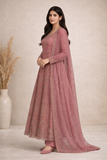 Baba Posh Embroidered Chiffon Maxi Suit with Sequins & Stone Work BP-03