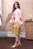 Adan Libas Digital Embroidered Lawn 1 Piece Kurti Pink Firm