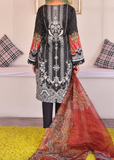 Rafia Digital Printed Embroidered Lawn 3 Piece Suit DC3-40-B