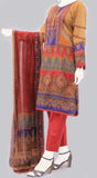 Rafia  Luxury Printed Cotton 3 Piece Suit - DPC104