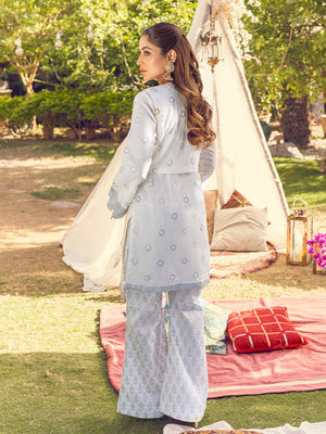 Salitex Embroidered Lawn suit 2 Piece RE-00009CUT