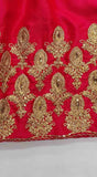 Creations Embroidered Silk 1 piece sharara Design B-374
