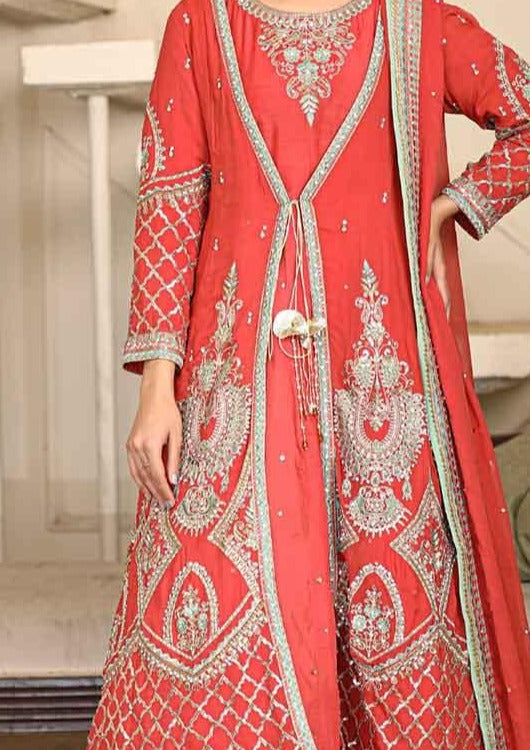 Rafia Embroidered Chiffon 3 Piece Suit N216